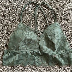 Sage Green PINK Bralette